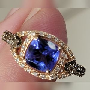 Levian 14k Rose Gold Tanzanite and diamonds ring. Gorgeous genuine Tanzanite💍💎